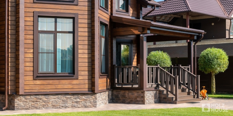 Дом из клееного бруса по проекту \"Корвет v3\" Фото 5